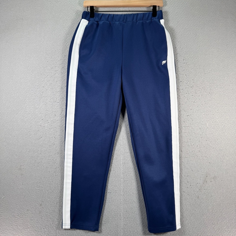 Fabletics Tricot Sweatpants Womens Small Blue Tapered Comfort‎ Athleisure Active